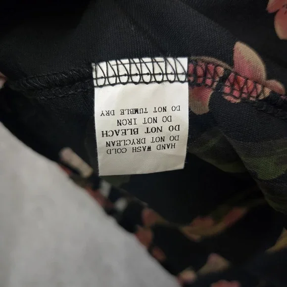 Floral Velvet Burnout Kimono Duster Sheer Boho Fairy Whimsigoth Pink Open Front - Picture 5 of 7